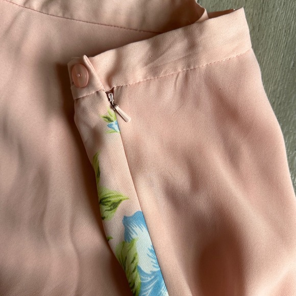 Vintage Y2K Chadwick's Floral Beaded Maxi Skirt Womens 8 Whimsy Romantic Boho - Picture 7 of 8